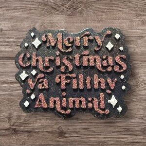 Merry Christmas you filthy animal‎ car freshie— Scent Rhinestone cowgirl